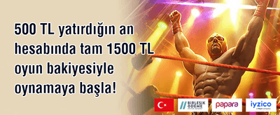 İlk Yatırıma %100 Eşleşme promotion banner
